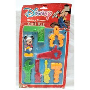 Vintage Walt Disney Company Mickey Mouse Tool Kit #6257 by Arco Toys